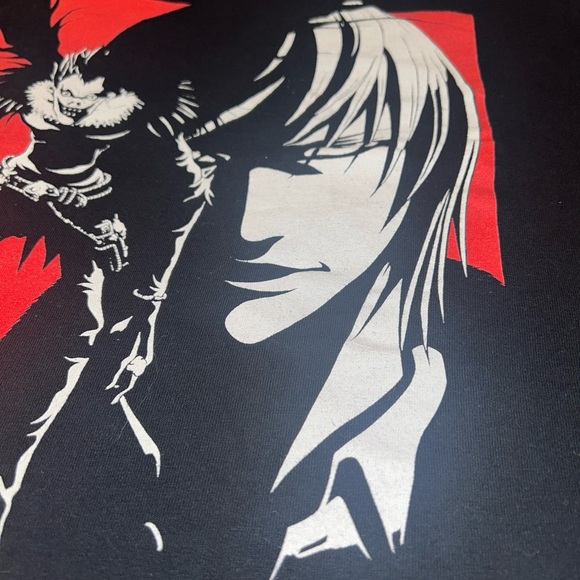 Death Note Shirt Adult Small Black Red Light Yagami And Ryuk Anime Manga T Shirt - Picture 2 of 11